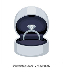 Arte vectorial elegante del anillo de bodas aislado en el fondo blanco
