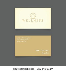 Elegant Wellness Business Card Template
