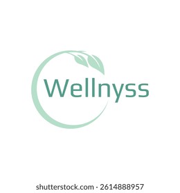 Elegant Wellness Logo symbolizing serenity, balance, and natural healing—perfect for wellness centers, holistic brands, spas, or businesses focused on health and self-care.
