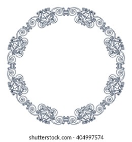 Elegant and whimsical monochrome frame