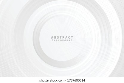 Elegante fondo blanco abstracto con textura gris. Ilustración vectorial de diseño limpio y sedoso. Gráficos suaves y lisos que pueden utilizarse para papel de pared, carteles de portada, folletos, volante, promoción de banners