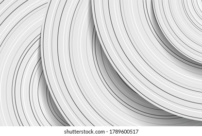 Elegant white abstract background with gray textured. Clean and silky design concept vector illustration. Soft and smooth graphic can use for wallpaper, cover poster, brochure, flyer, banner promotion