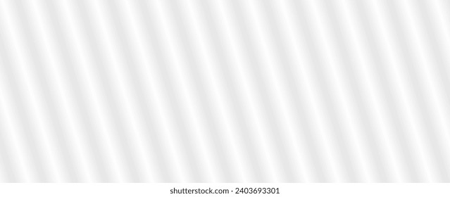 Elegant white abstract background with shiny lines. Minimal vector line design. Modern simple texture graphic element. Smooth and clean vector illustration