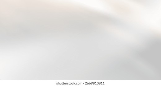 Elegant White Abstract Wave Background with Smooth Gradient Light. modern trendy design in vector illustration