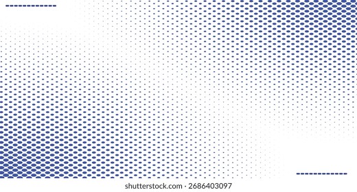 Elegant white background with dot blue design. vector ilustration