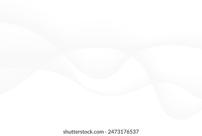 Elegant white background featuring smooth, curving shapes, ideal for modern design projects, presentations, and clean visual layouts.