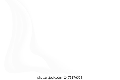 Elegant white background featuring smooth, curving shapes, ideal for modern design projects, presentations, and clean visual layouts.