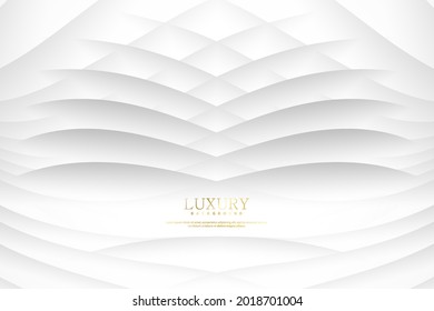 Elegant white background with shiny lines. Modern luxury design