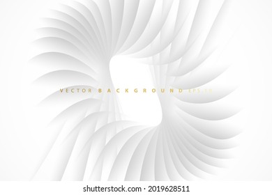 Elegant white background with shiny lines. Modern luxury design