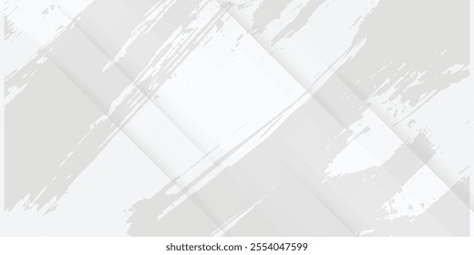 elegant white background with shiny lines. 3D white geometric abstract background overlap layer on bright space with rounded rhomb effect decoration.