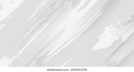 elegant white background with shiny lines. 3D white geometric abstract background overlap layer on bright space with rounded rhomb effect decoration.