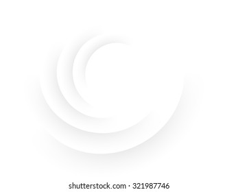 elegant white circle waves business background