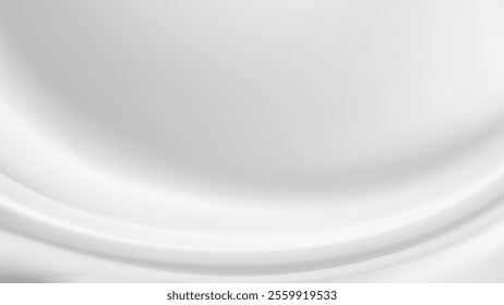 Elegant White Fabric Drape, Smooth Soft Texture, Abstract Background