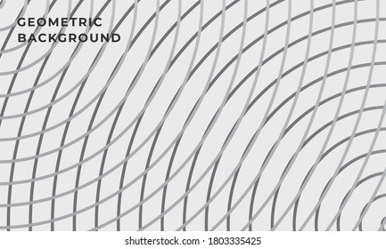 Elegant White Geometric Abstrack Background. Suitable for Landing Page, Web, Poster, banner, flyer, poster, business card, brochure, catalog and other your projects. 
Vector Illustration.