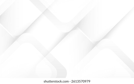 Elegant White Geometric Background with Subtle Shadows and Modern Design for Minimalist Presentations and Digital Art Projects for Clean Designs
