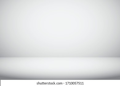 Elegant white and grey gradient studio background, perfect for Valentine's, Christmas, and product displays. Ideal for showcasing items with a clean, modern look