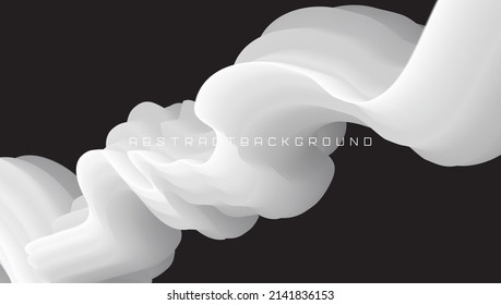 elegantes weißes, flüssiges Hintergrunddesign