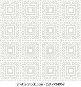 elegant white seamless geometric pattern