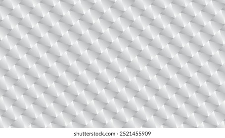 Elegant white triangle geometric pattern for covers, brochures, web, and internet ads or decorative elements. Vector illustration.