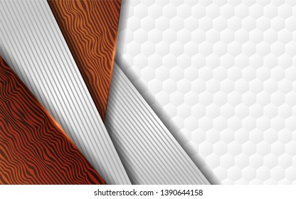 elegant white and wood texture background