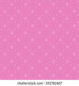 Elegant winter background with beautiful various snowflakes