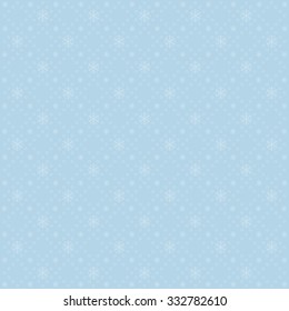 Elegant winter background with beautiful various snowflakes