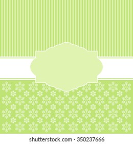 Elegant winter background made of snowflakes with  space for your text