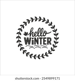 Gráfico de inverno elegante com chapéu de topo elegante

Folhas de inverno brincalhão e design de script

Ilustração Sazonal de inverno da alô encantadora

Tema de inverno mínimo com script escrito à mão
