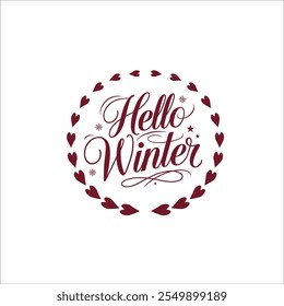 Gráfico de inverno elegante com chapéu de topo elegante

Folhas de inverno brincalhão e design de script

Ilustração Sazonal de inverno da alô encantadora

Tema de inverno mínimo com script escrito à mão
