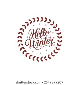 Gráfico de inverno elegante com chapéu de topo elegante

Folhas de inverno brincalhão e design de script

Ilustração Sazonal de inverno da alô encantadora

Tema de inverno mínimo com script escrito à mão
