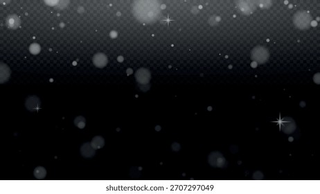 Eleganter Schneeflocken-Hintergrund. Textur für Weihnachten, Neujahr und saisonale Grußdesigns.