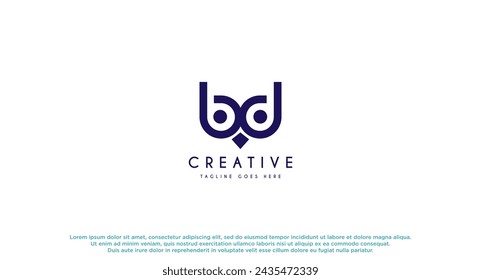 elegante búho sabio perca logotipo, icono, ilustración de diseño de símbolo