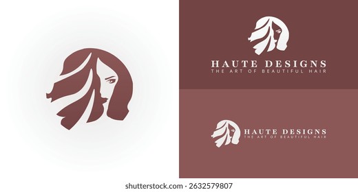 The Elegant Woman Profile for Hair Salon and Beauty Logo. This emblem captures the essence of beauty, style, and artistic transformation, making it ideal for enhanced personal allure and business.