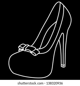 Elegant woman shoe