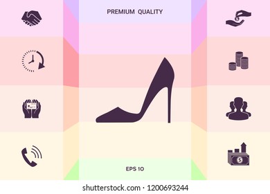 Elegant women shoe