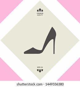 Elegant women shoe, elements for your design