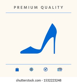 Elegant women shoe, elements for your design