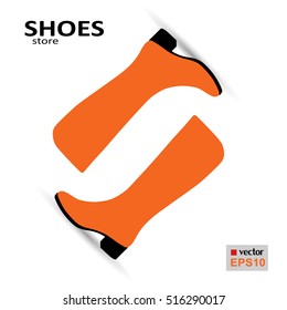 Elegant women shoe vector isolated