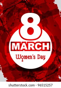Elegant women's day background. vector illustration
