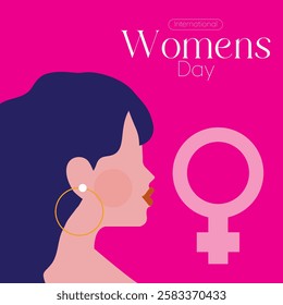 Elegant Women's Day Celebration with Feminine and Festive Touch