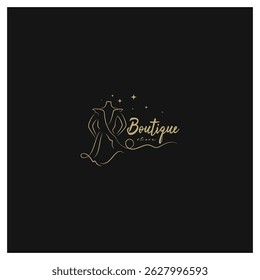 elegant women's fashion logo, clothing, boutique, convection, tailor, garment, business, apparel, fashion designer