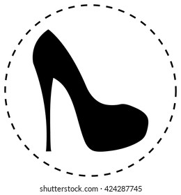 Elegant women's high heel shoe 