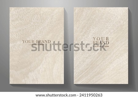 Elegant wood vector texture set. Modern textured background collection for cover design, invitation, brochure, booklet, flyer, note book, menu design. Luxury background.