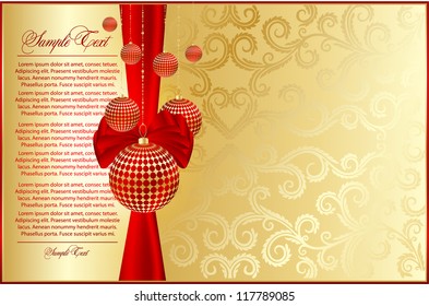 Elegant  xmas background