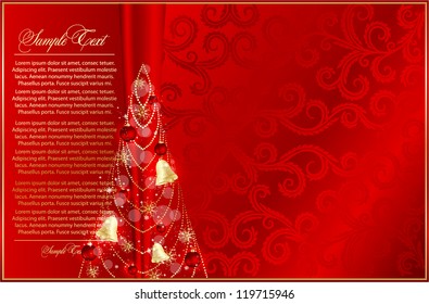 Elegant xmas background