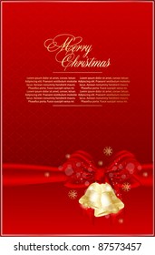 Elegant xmas red background