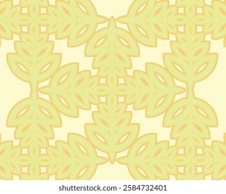 Elegant Yellow Floral Pattern BACKGROUND