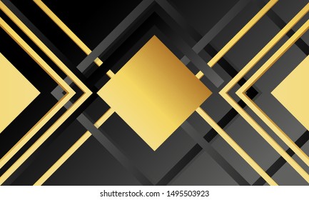 Elegant Yellow square pattern for business card