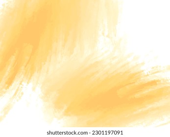 Elegant Yellow watercolor brush stroke design background vector