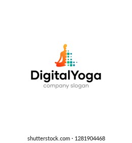Elegant Yoga and Spa Logo Design